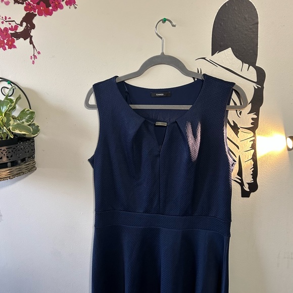 Deep Blue Midi Dress - Picture 6 of 7